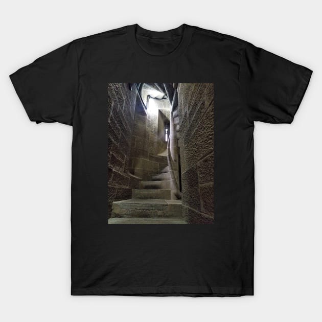 Tower Stairs T-Shirt by Kyarwon